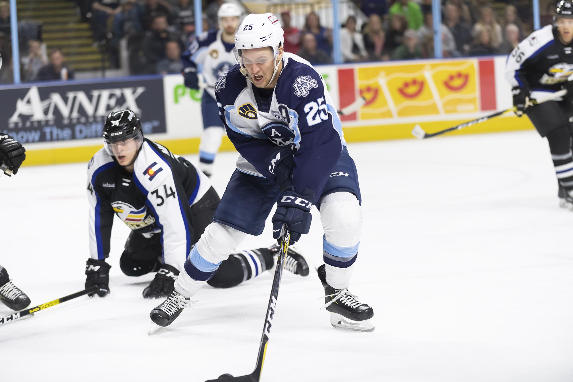 AMERICANS TRADE FOR ADMIRALS CAPTAIN